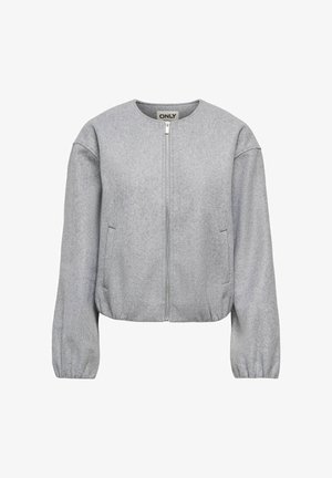 ONLY, BOMBER JACKET ONLTRILLION BOMBER JACKET - Veste légère - light grey melange