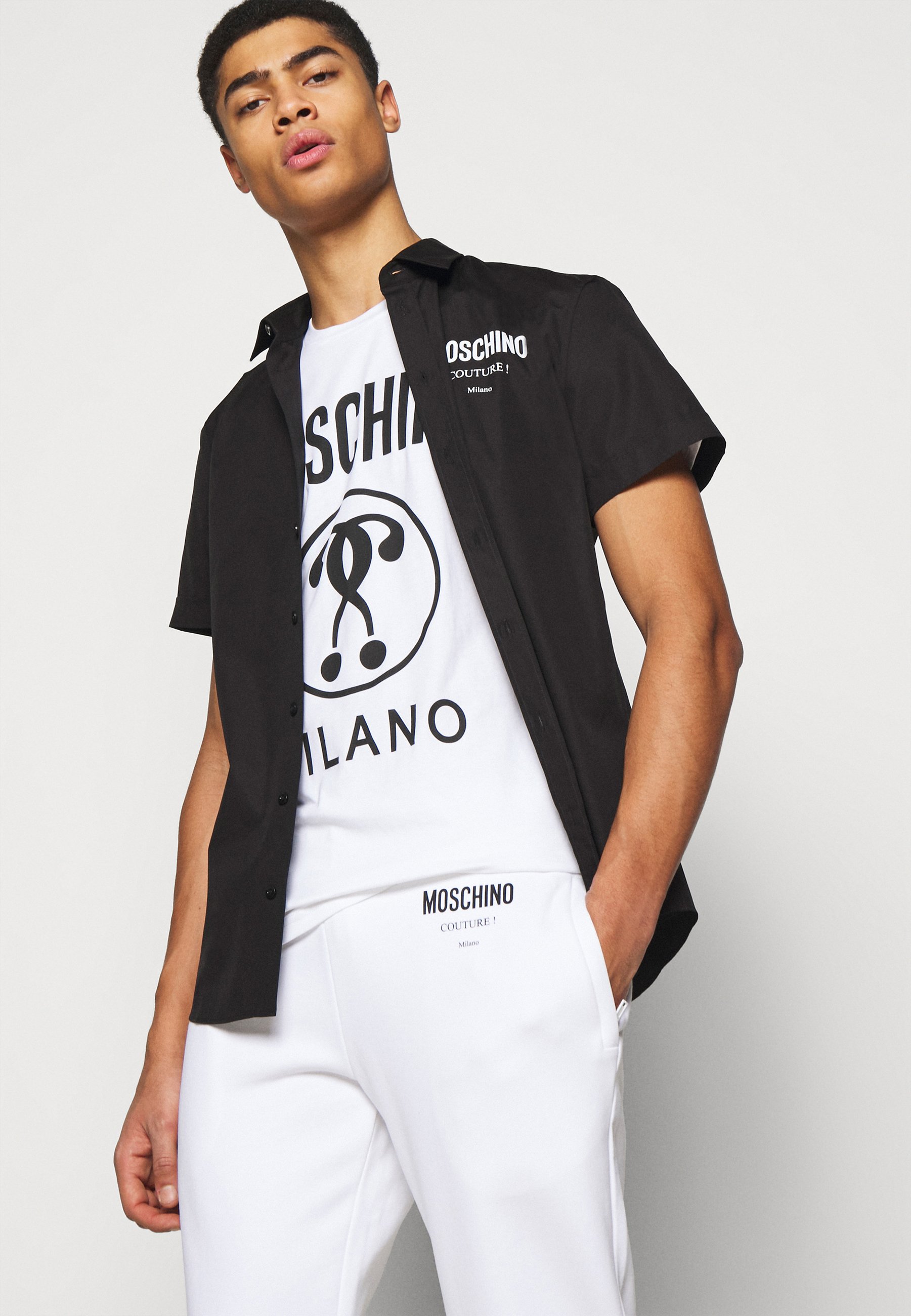 MOSCHINO Print T-shirt - white - Zalando.co.uk