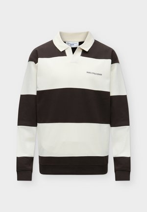 Marc O'Polo DENIM, TROYER - Mikina - dark brown multi-coloured