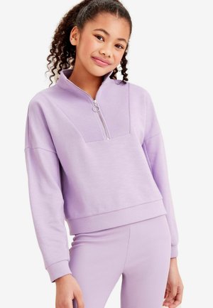 HALF ZIP NECK  - Sweatshirt - lilac purple