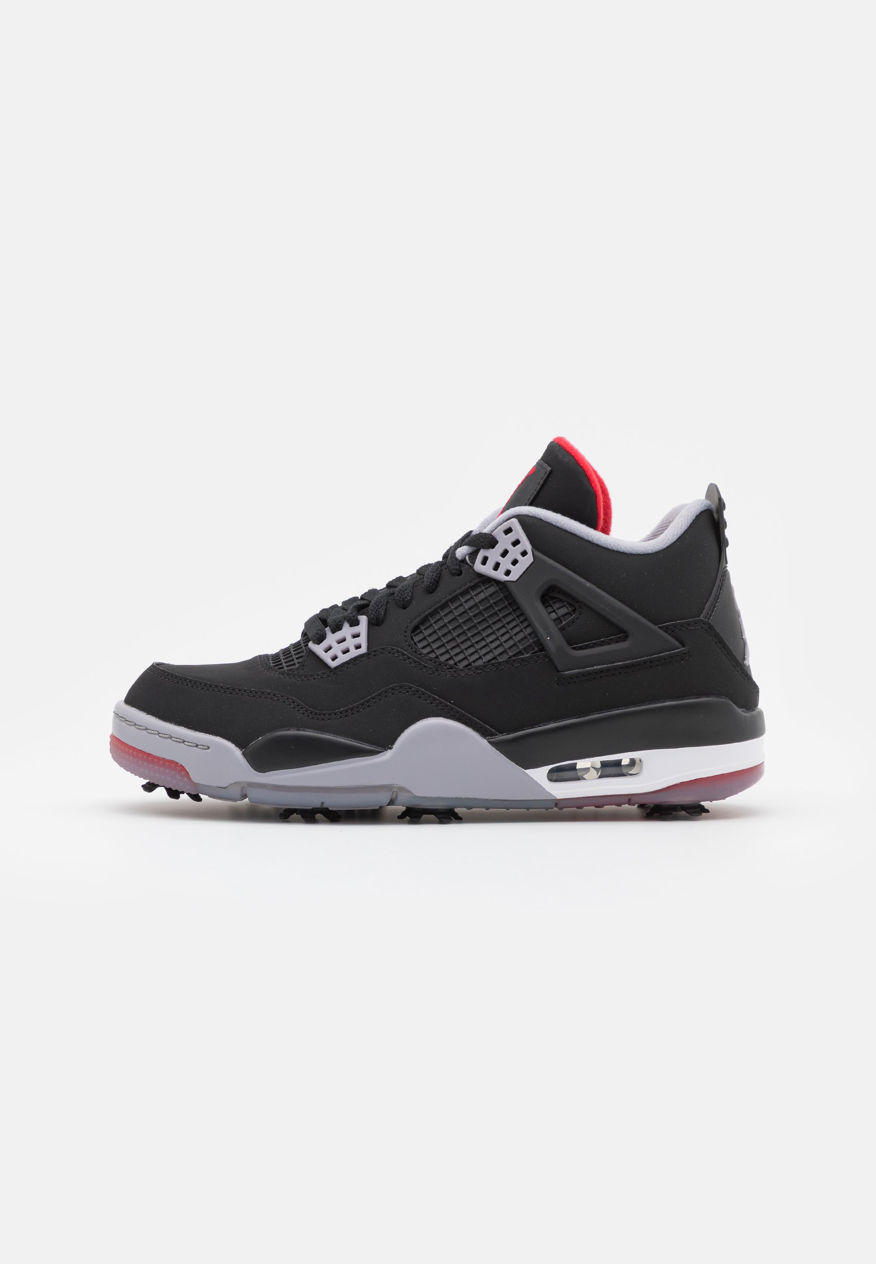 Nike Golf JORDAN IV G - Chaussures de golf - black/fire red/cement  grey/white/noir - ZALANDO.CH