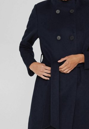 Mantel - mottled dark blue