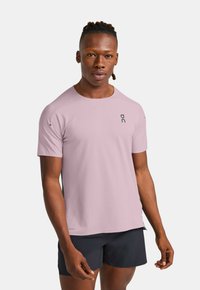 On - PERFORMANCE - T-shirt print - mauve   lead Miniatuurafbeelding 1