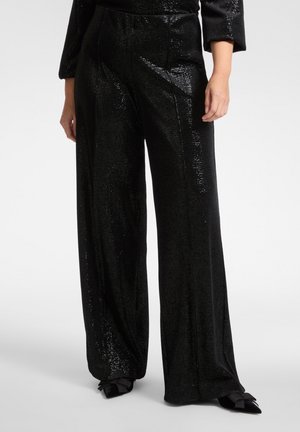 PALAZZO IN LAMINATA - Bukser - nero