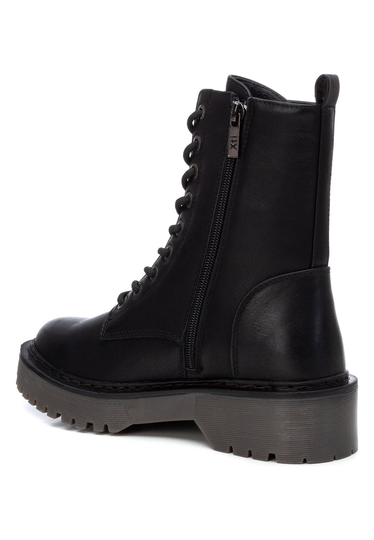 XTI Botines con cordones - black/negro - Zalando.es