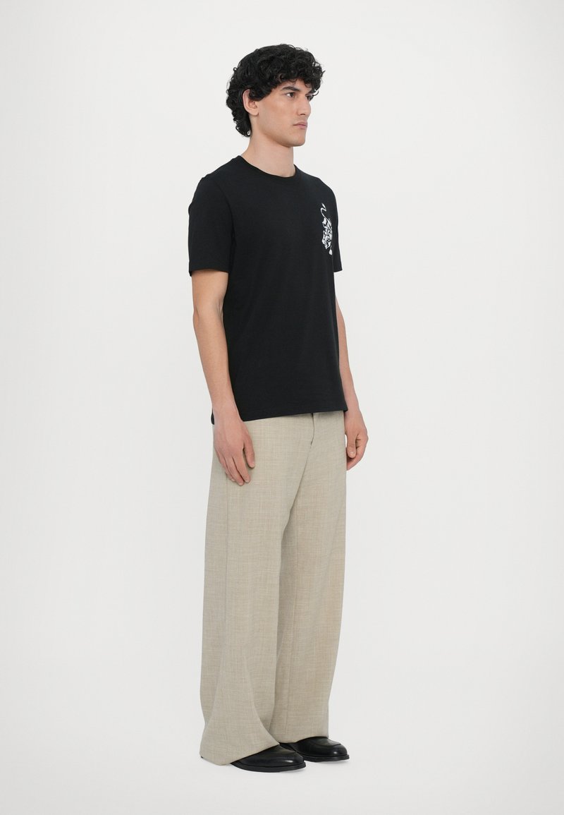 T-shirt Paul Smith Homme, Taille M, Coupe Régulière, Noir, Coton Bio, Neuf