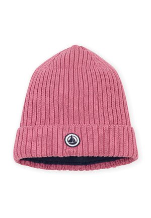 Petit Bateau, CHILDREN'S POLAR FLEECE-LINED KNITTED BEANIE HAT UNISEX - Bonnet - new cheek