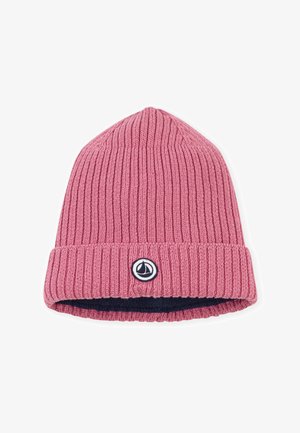 Petit Bateau, CHILDREN'S POLAR FLEECE-LINED KNITTED BEANIE HAT UNISEX - Muts - new cheek