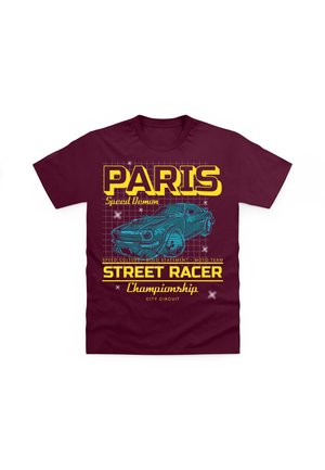 T-Shirt print - maroon