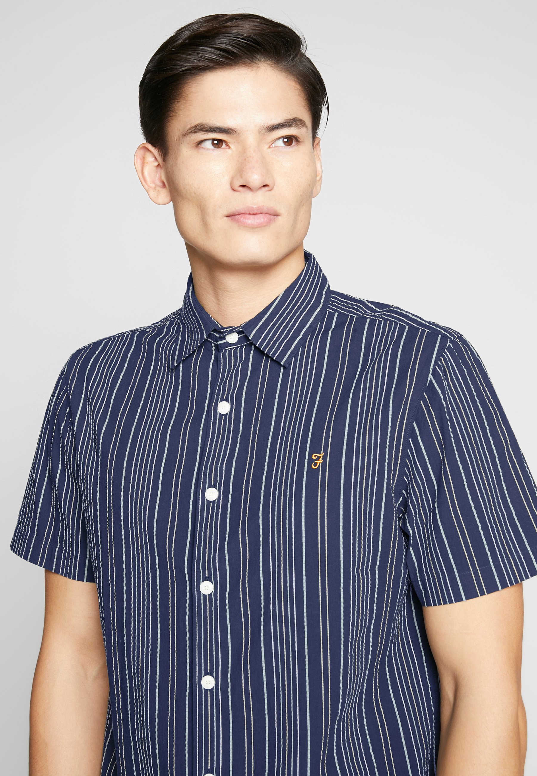 Farah GALENA SEERSUCKER Skjorte true navy Zalando.no Farah GALENA SEERSUCKER - Skjorte - true navy