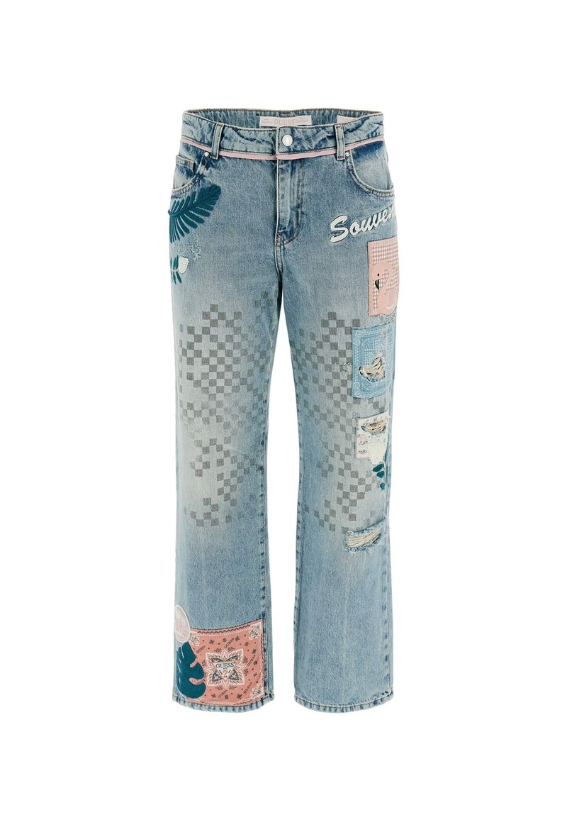 Guess Straight leg jeans blauw