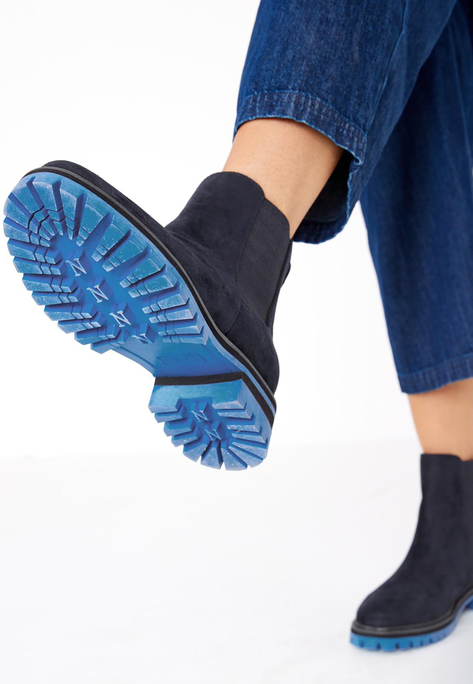 Next FOREVER COMFORT® CHUNKY CASUAL CHELSEA - Tronchetti - blue/blu -  Zalando.it