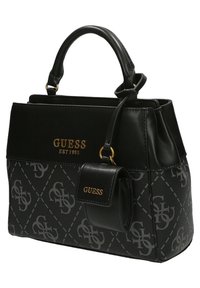 Guess SML DBL CMPRTMNT - Käekott - coal logo