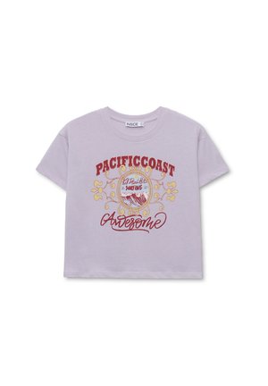 INSIDE PACIFIC COAST - Camiseta estampada - morado