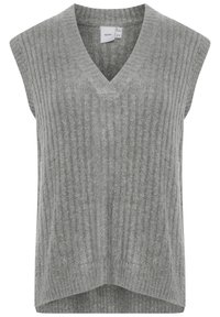 ICHI Stickad tröja - grey