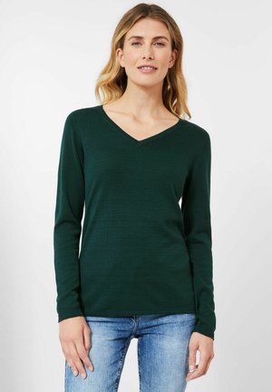 Strickpullover - grün