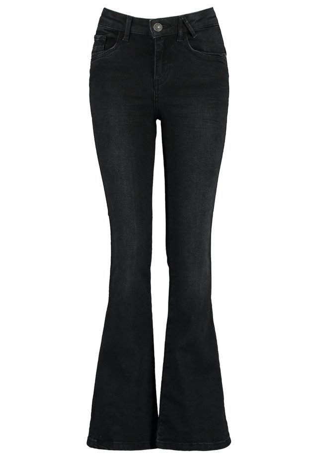EMILY FLAR JR - Flared Jeans - washed black