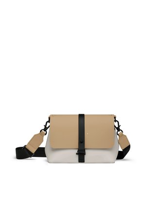 Gaston Luga GASTON LUGA SPLÄSH CROSSBODY BAG UNISEX - Skulderveske - latte cloud cream