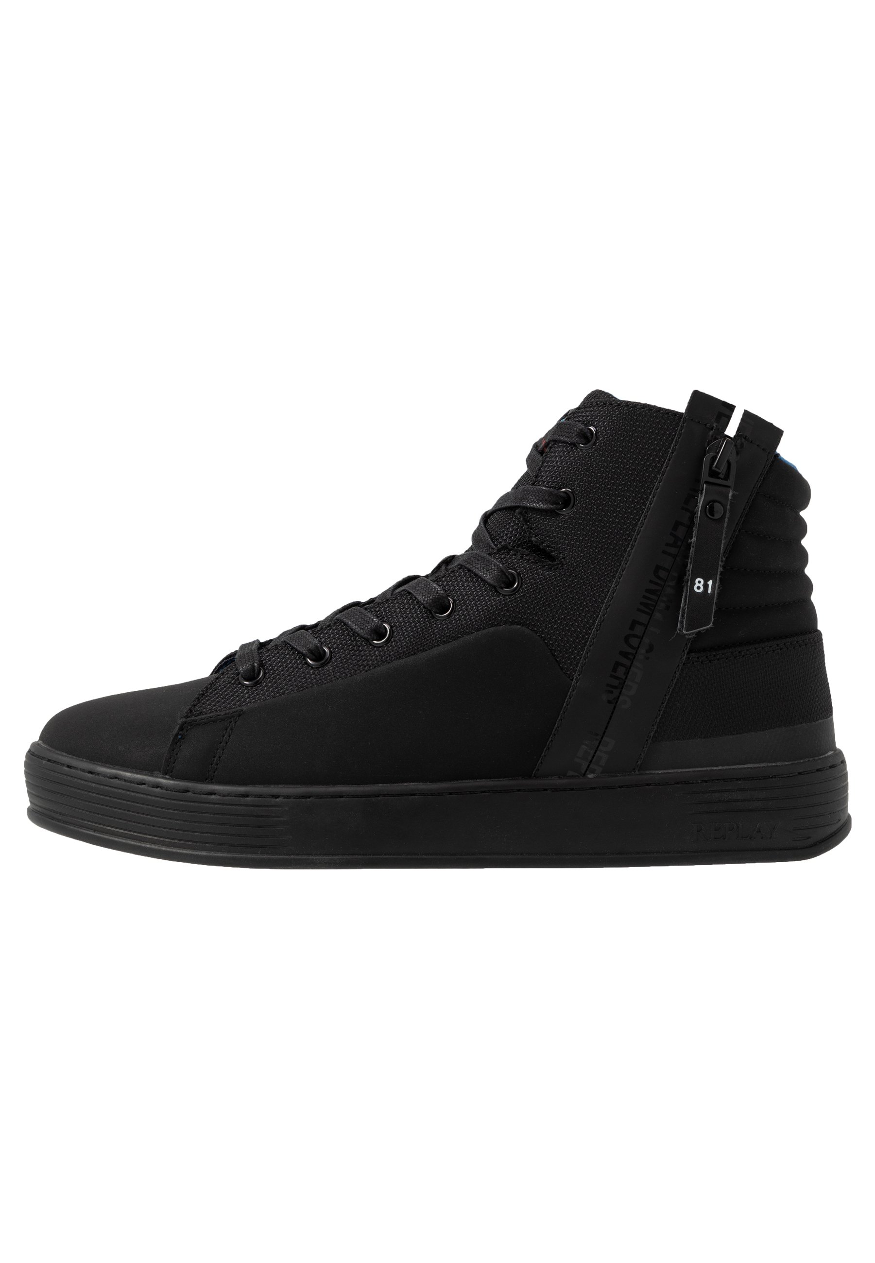 Replay CONGRESS - Sneakers hoog - black/Zwart - Zalando.nl