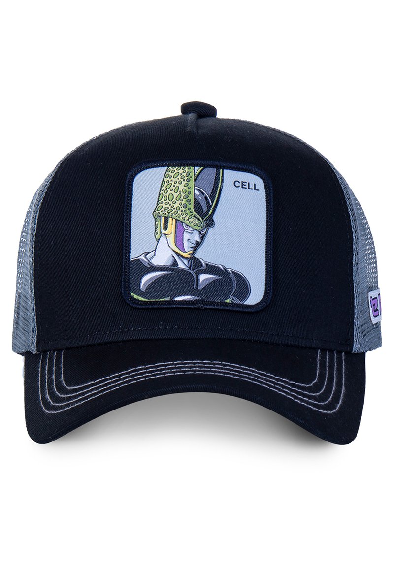 Capslab GORRA CAPSLAB NEGRA/CELESTE VEGETA BORDADO FRENTE VISERA CURVA