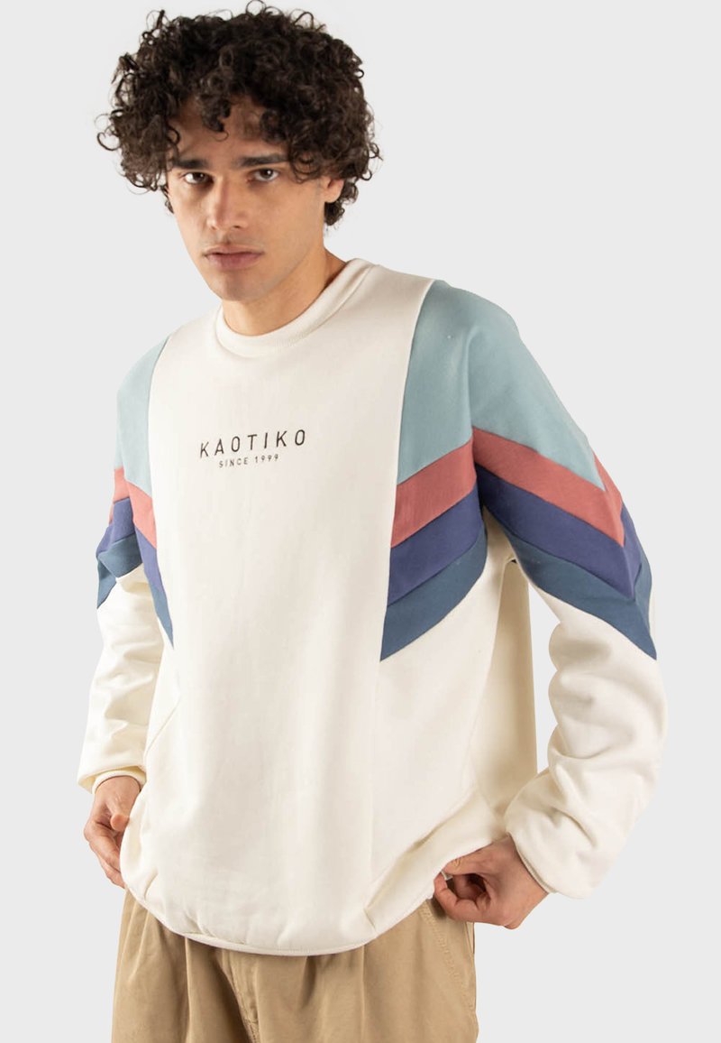 Kaotiko SEATTLE UNISEX - Sudadera - ivory