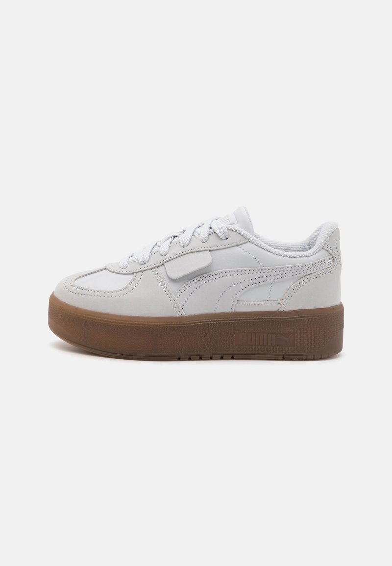 Puma - PALERMO ELEVATA - Sneakers low - feather gray/haute coffee, Extindeți