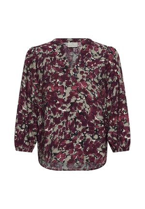 Kaffe, KASIRENA BLOUSE - Blouse - fudge abstract animal