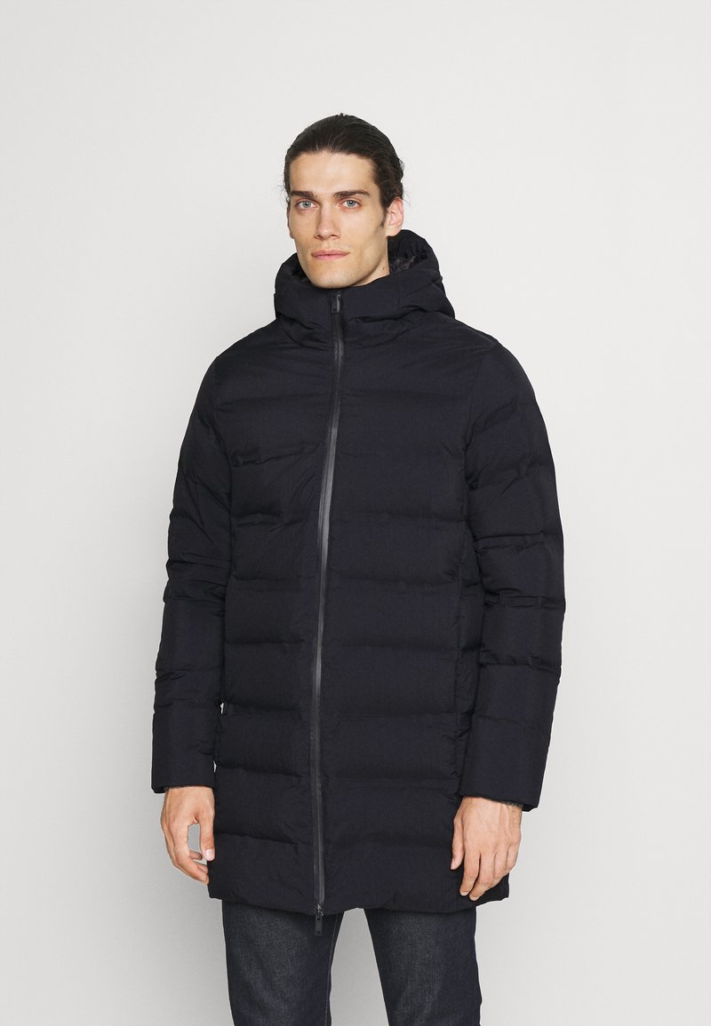 Casual Friday OSVALD LONG DUFFER Down coat anthracite black/black