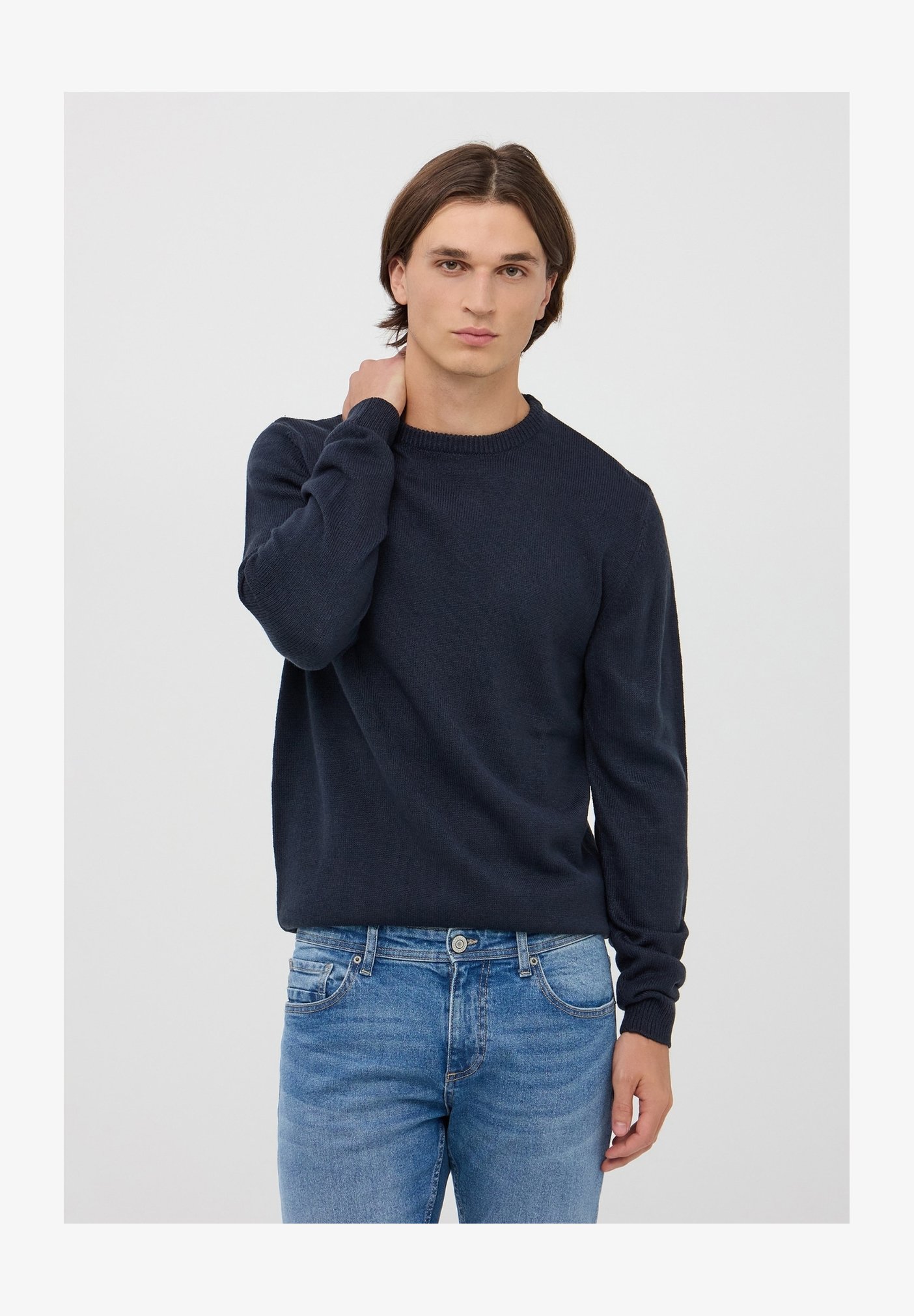 JJXX Jxevi Maglione Lavorato A Maglia Con Scollo A V, Donna, Taglio Ampio, Maniche Lunghe, Misto Lana Alpaca E Poliestere Riciclato, Nero