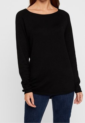 Top s dlouhým rukávem - black