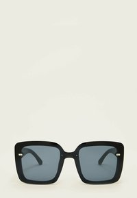 Stradivarius SQUARE RESIN - Sluneční brýle - black