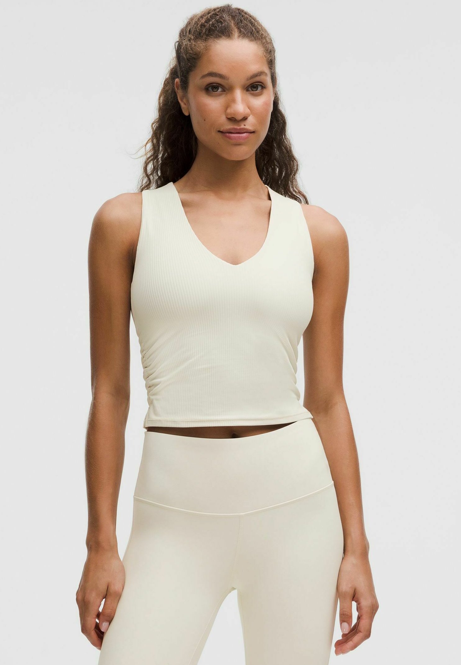 lululemon ALL IT TAKES V-NECK TEE B-D CUP RIB NULU - Top - light