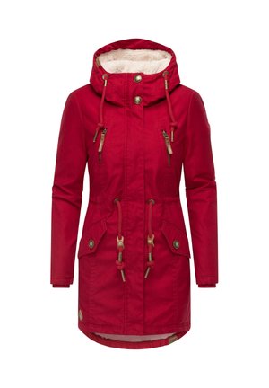 ELSIE - Vinterkåpe / -frakk - dark red