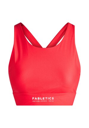 Fabletics, NO-BOUNCE - Sport-BH mit starker Stützkraft - hellrot