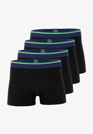Clark Crown 4ER PACK - Boxer aderenti - schwarz