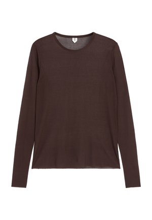 ARKET, T-shirt à manches longues - brown