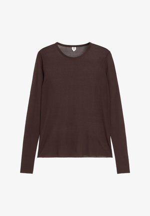ARKET, T-shirt à manches longues - brown