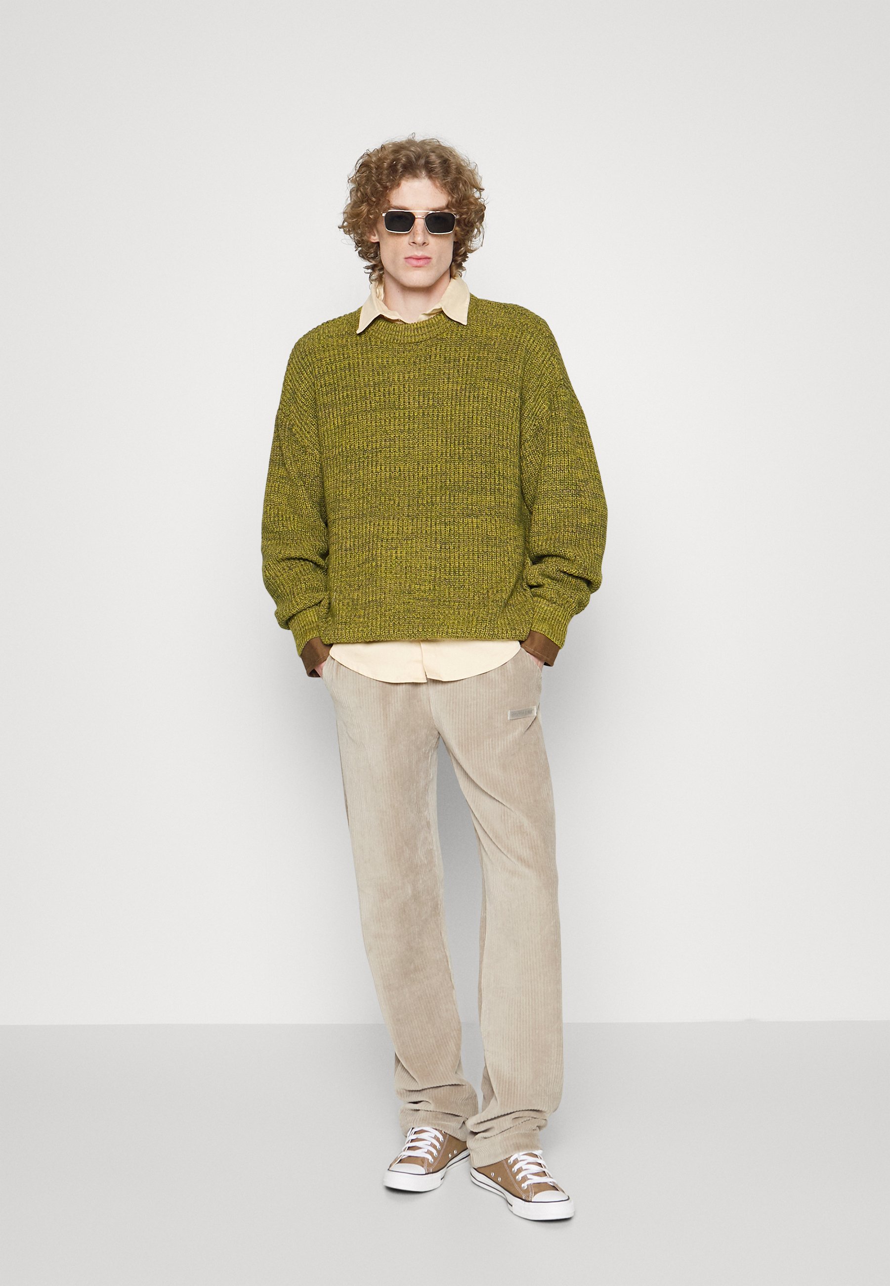 Weekday John Oversized Jumper Space In, Men's, Size: XS, Green