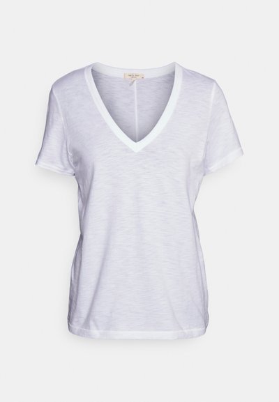 rag & bone THE VEE - Βασικό μπλουζάκι - brightwhite