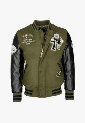 MIT ÄRMEL IN - Bomber Jacket - olive/black