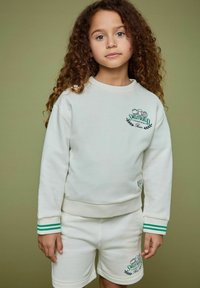 Reiss REISS SMILEYWORLD | REISS LOGO SWEATSHIRT UNISEX FIT - Felpa - white