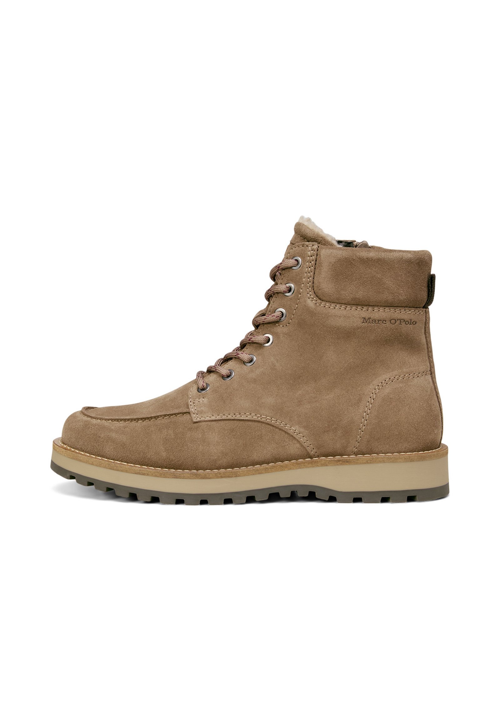Marc O’Polo Brown Suede Lace-up Boots Marc O main image 3