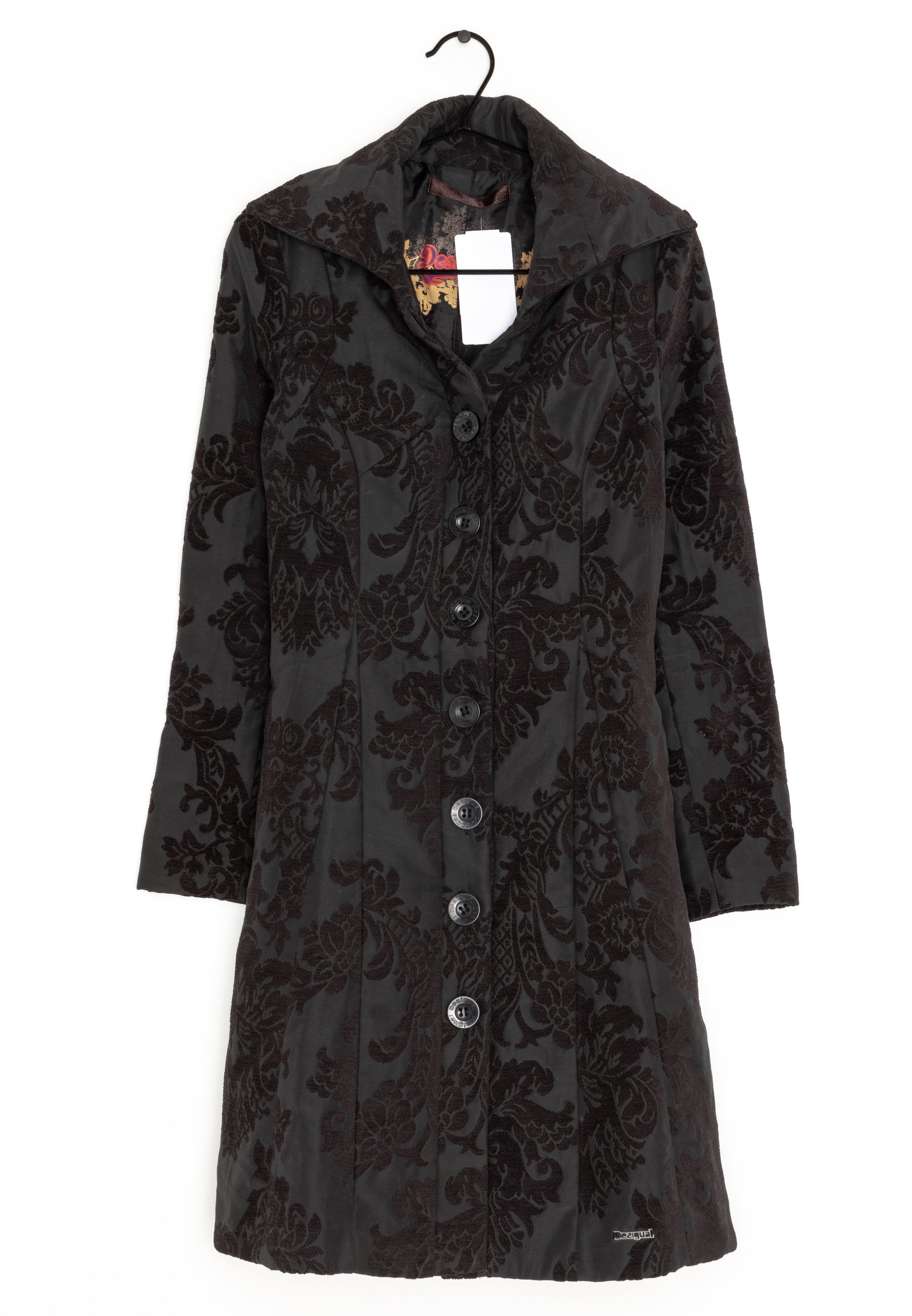 Desigual Abrigo clásico black/negro (Segunda mano)