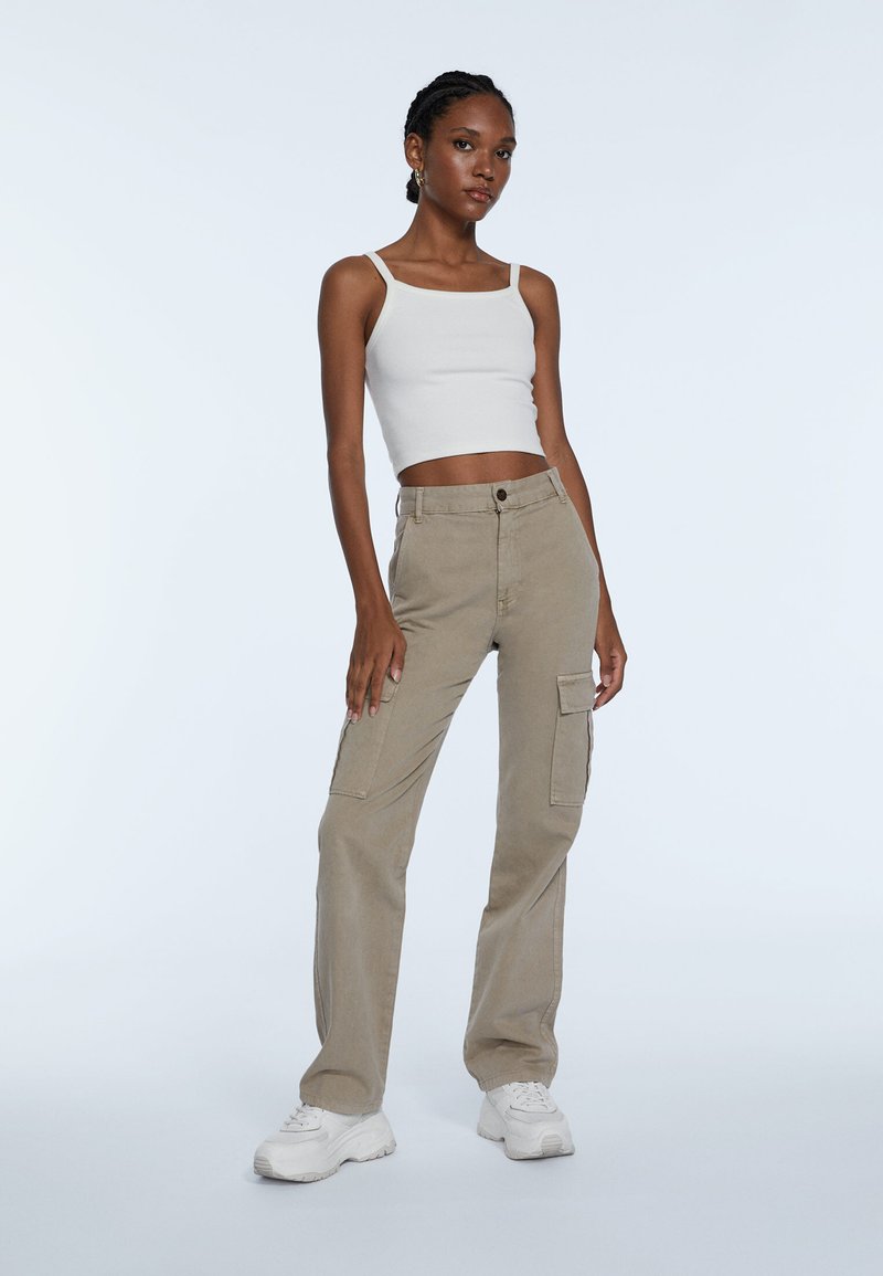 Cargo Beige Pants atelieryuwa.ciao.jp