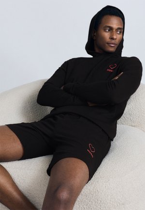 SHORTS VALENTINE CAPSULE - Bas de pyjama - black