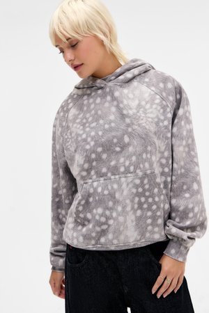 DEER HOODIE - Hanorac - grey
