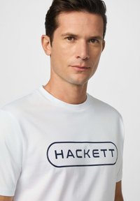 Hackett London Camiseta estampada - optic white