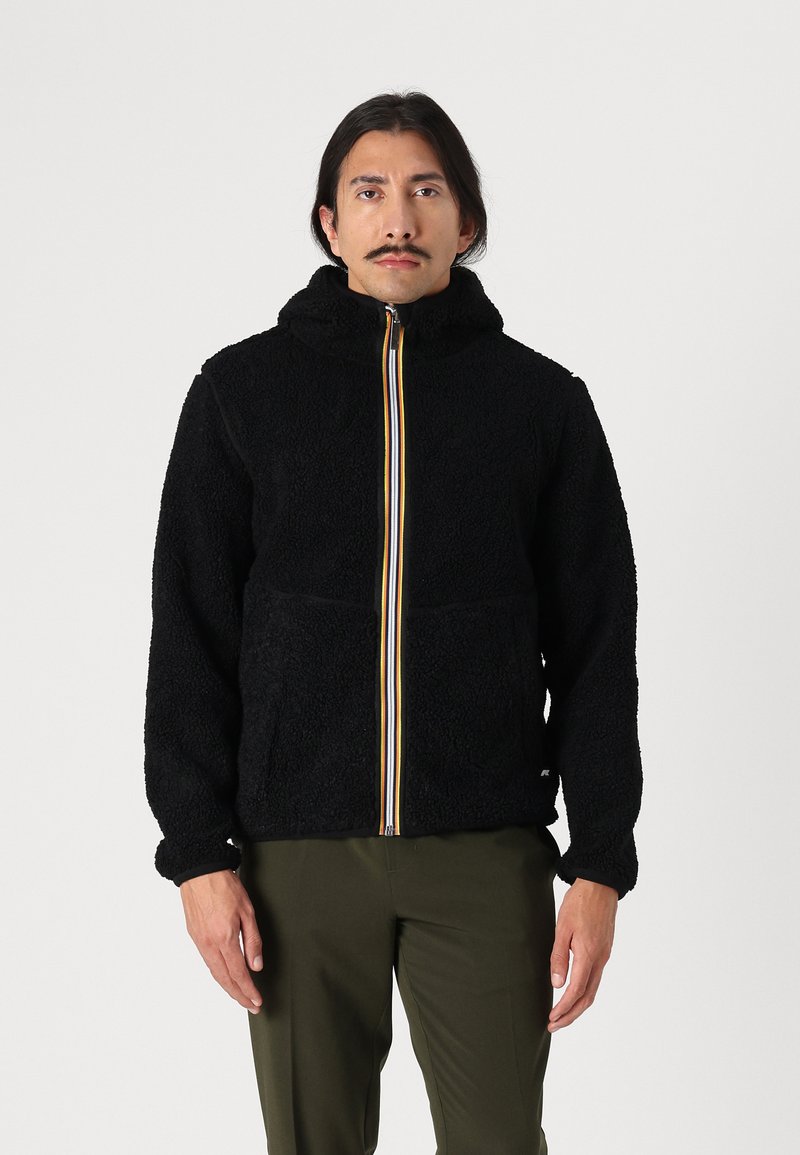 K-Way REVERSIBLE JACK POLAR DOUBLE UNISEX - Fleecejakke - black