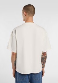 Dickies LEWISTOWN EMBRO TEE - Triko s potiskem - egret