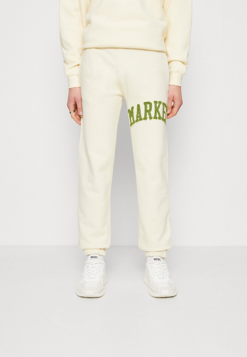 Market VINTAGE WASH UNISEX Tracksuit bottoms coconut/ochre